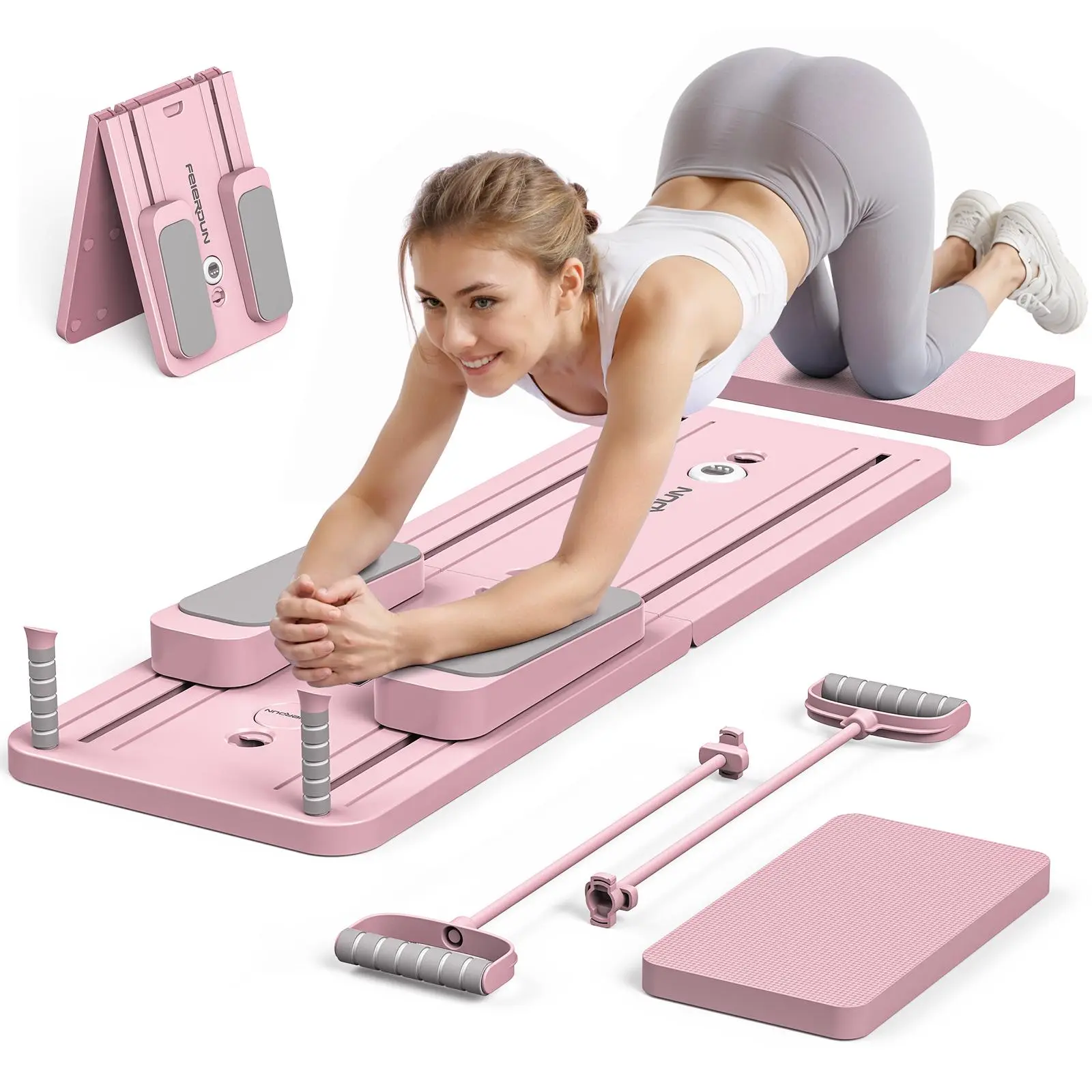 Home Gym Yoga - Tabla de Pilates Plegable Multifuncional, Entrenador