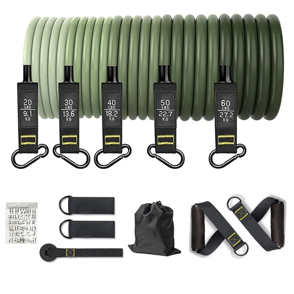 Home Gym Routine - Juego de Bandas de Resistencia, Cuerda