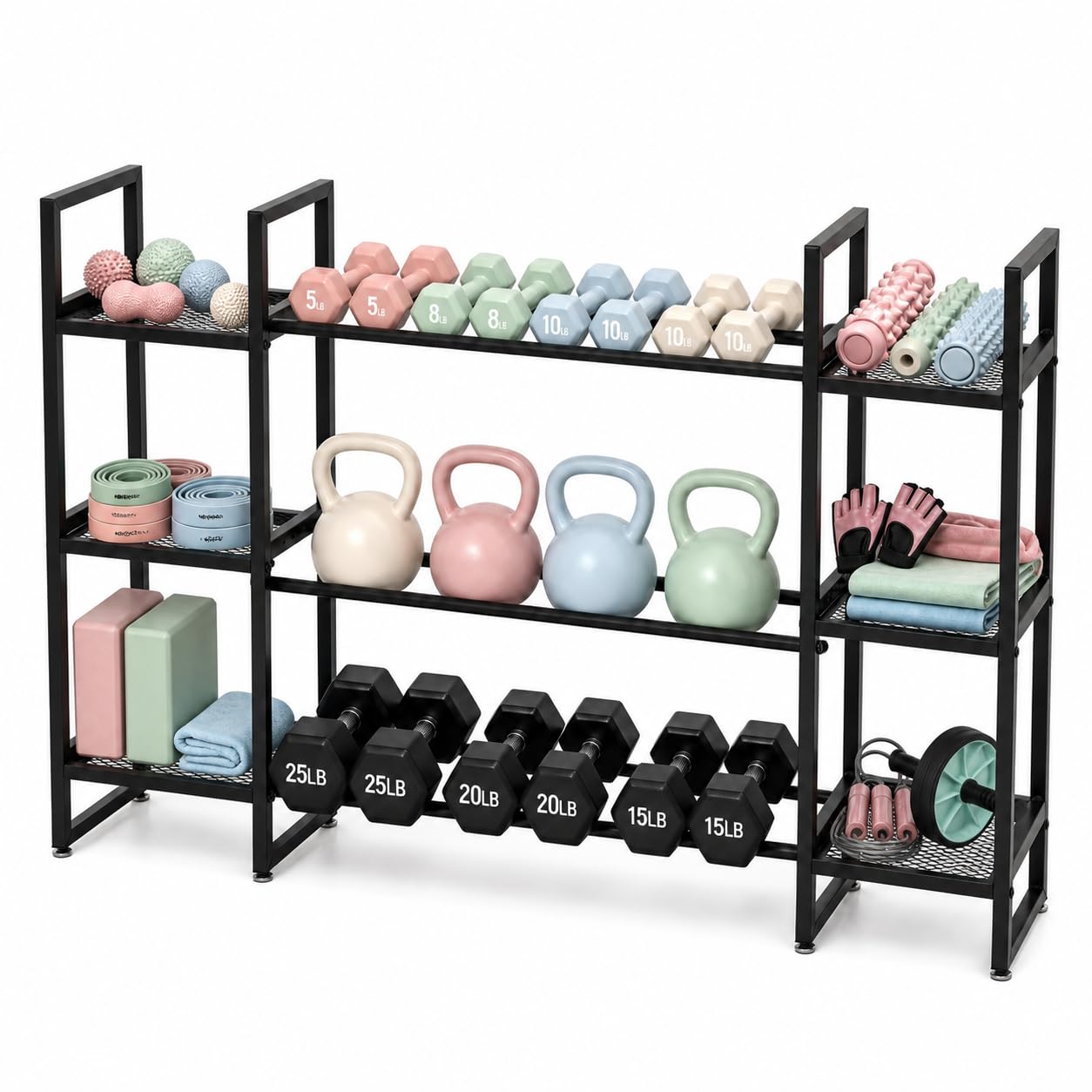Soporte para Mancuernas de 3 N - All In One Gym Home Equipment reseña y precio