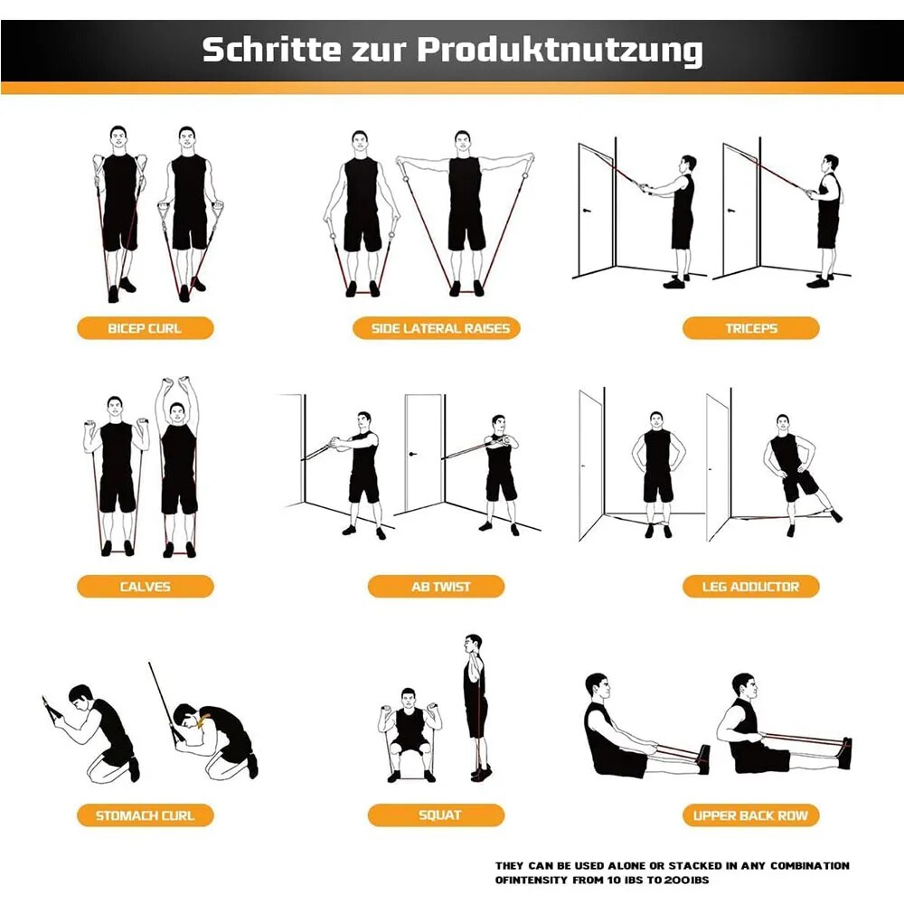 Juego de Bandas de Resistencia - Home Gym Routine reseña y precio