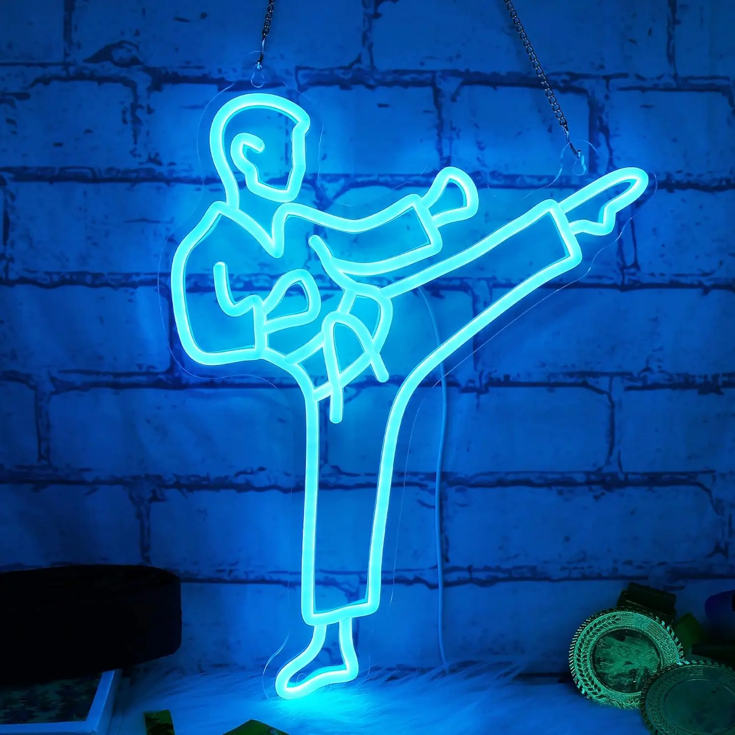 Letrero de neón con diseño de  - Home Gym Neon Sign reseña y precio